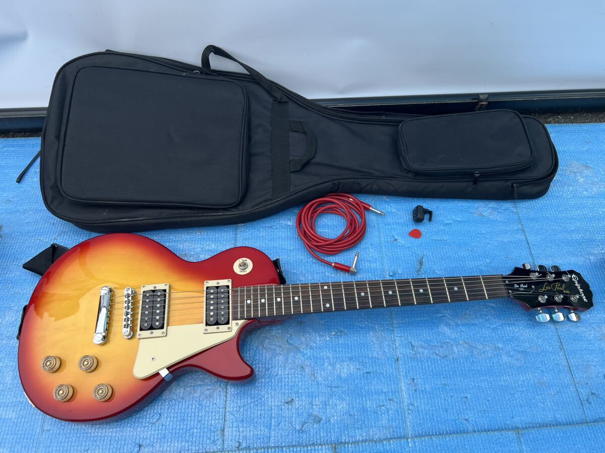 Epiphone Les Paul 100 エピフォンレスポール 美品 ソフトケース付きの画像1