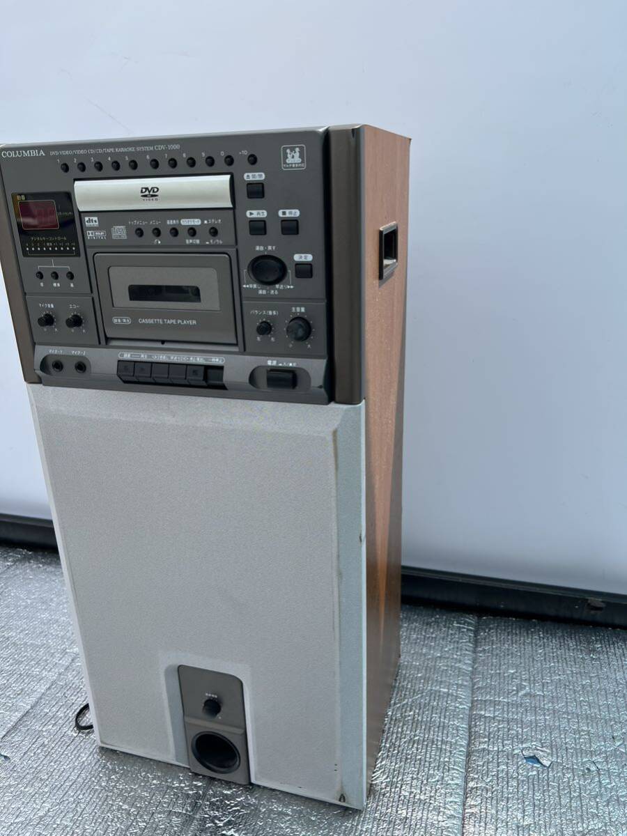 ◆ COLUMBIA CDV-1000 カラオケ機 中古 音出し確認済みの画像2