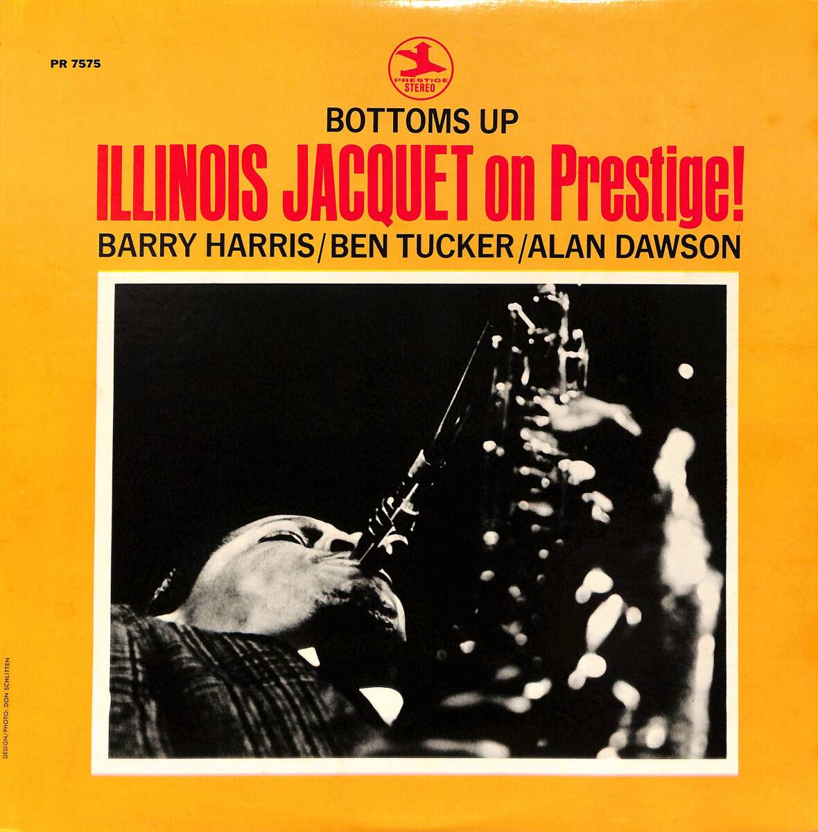 A00591484/LP/イリノイ・ジャケー「Bottoms Up - Illinois Jacquet On Prestige! (PR-7575・バップ・スウィングJAZZ)」_画像1