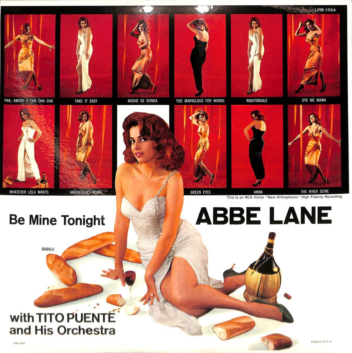 A00591154/LP/アビ・レーン with ティト・プエンテ楽団「Be Mine Tonight (1993年・BVJJ-2832・MONO・ボサノヴァ・BOSSA NOVA・スウィン_画像2