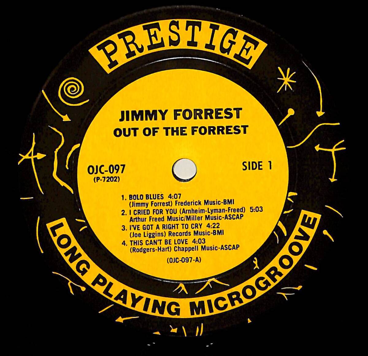 A00591378/LP/ジミー・フォレスト (JIMMY FORREST)「Out Of The Forrest」_画像3