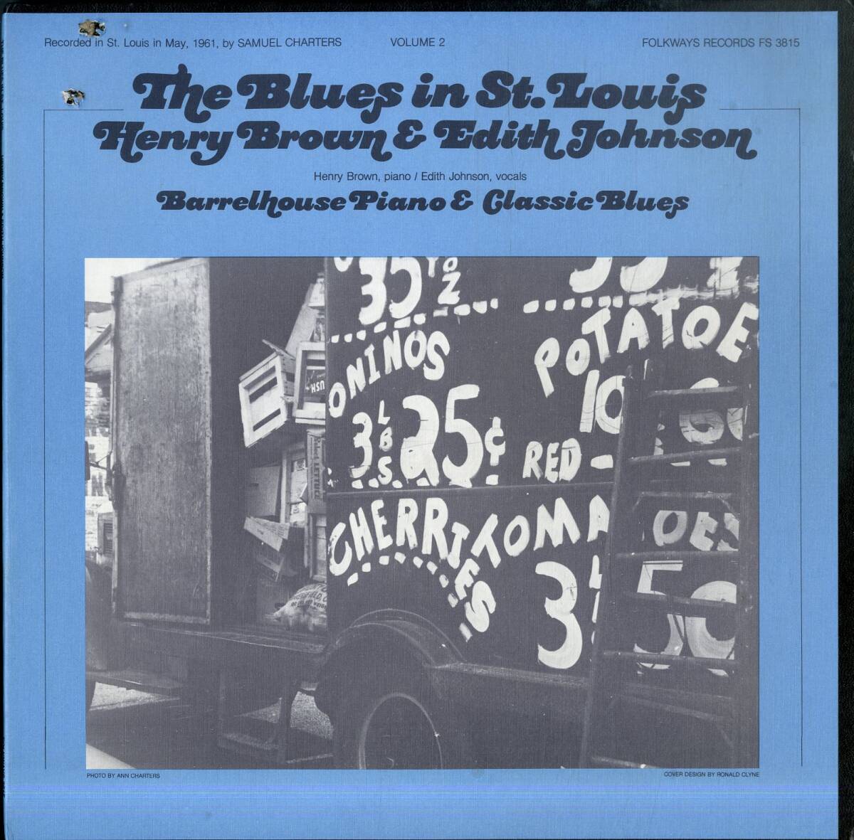 A00592706/LP/ヘンリー・ブラウン & エディス・ジョンソン「Barrelhouse Piano & Classic Blues (FS-3815・ブルース・BLUES)」の画像1