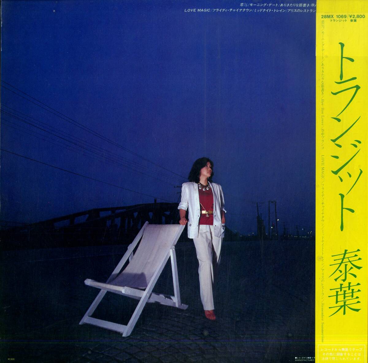 A00592820/LP/泰葉「Transit (1981年・28MX-1069・AOR・ディスコ・DISCO・ファンク・FUNK・ライトメロウ)」の画像2