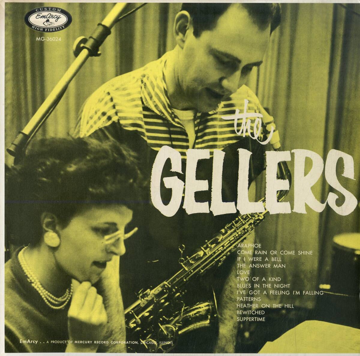 A00590607/LP/ハーブ・ゲラー / ロレイン・ゲラー「The Gellers (1985年・195J-54・クールジャズ・バップ)」の画像1