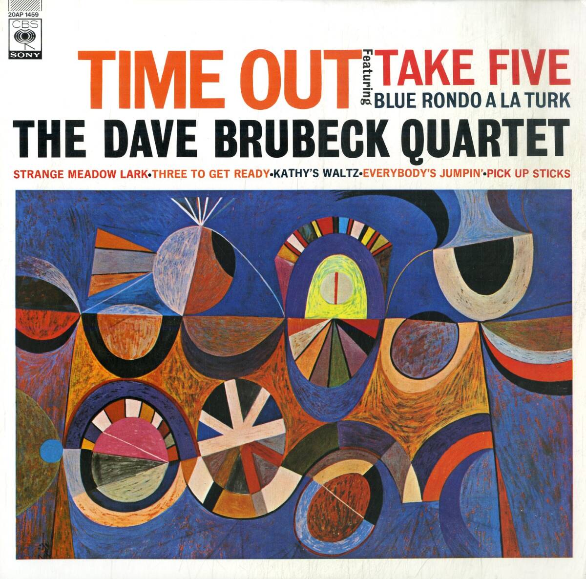 A00592008/LP/デイブ・ブルーベック・クヮルテット「Time Out (1979年・20AP-1459・クールジャズ)」_画像1