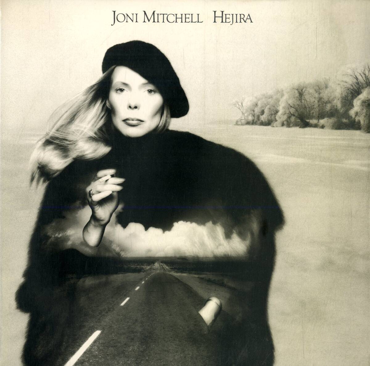 A00592519/LP/ジョニ・ミッチェル (JONI MITCHELL)「Hejira 逃避行 (1976年・P-10270Y・フォークロック・ジャズロック)」_画像1