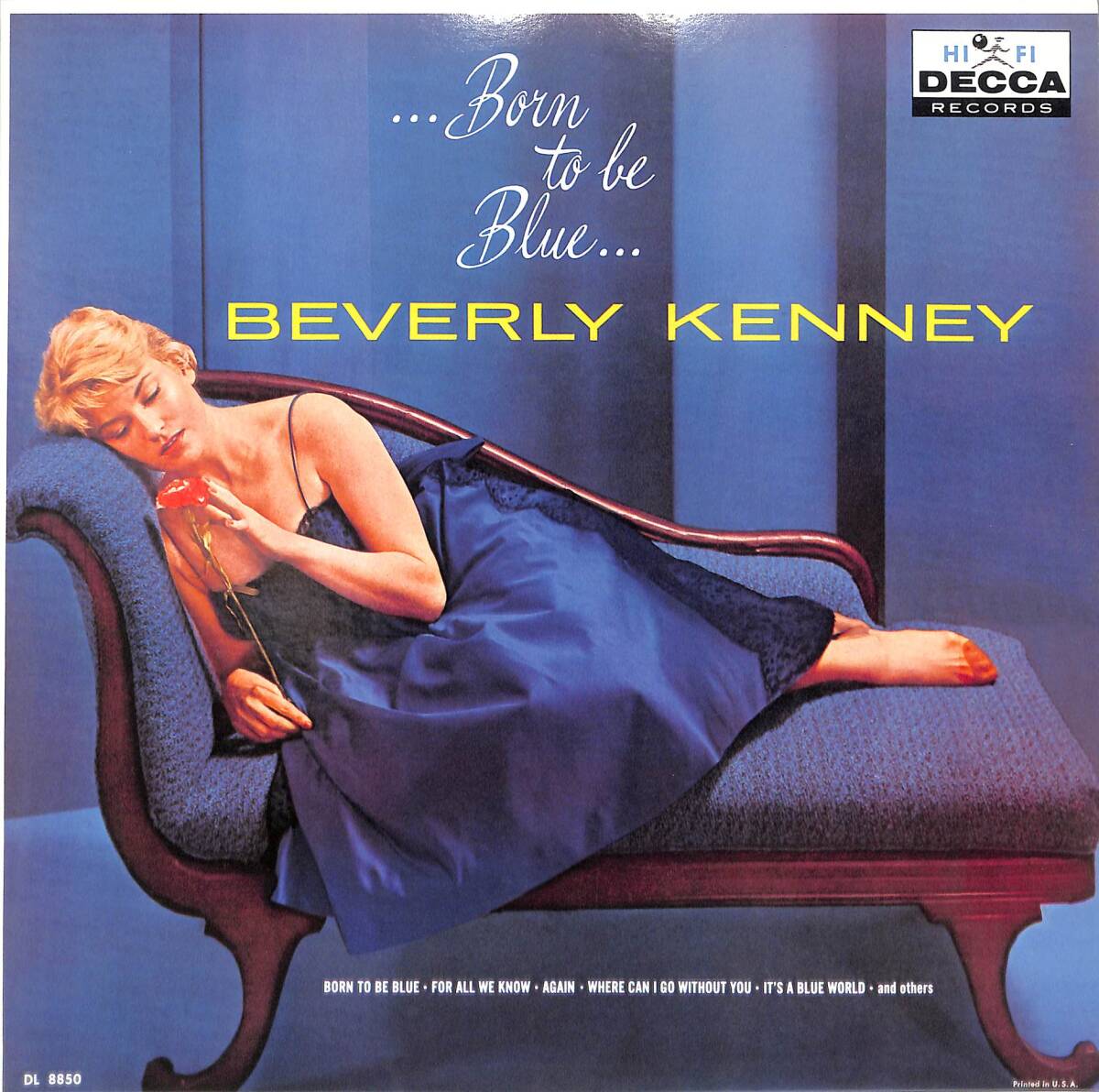A00590761/LP/ベヴァリー・ケニー(BEVERLY KENNEY)「Born To Be Blue (1994年・MVJJ-30033・STEREO・ヴォーカル)」の画像1