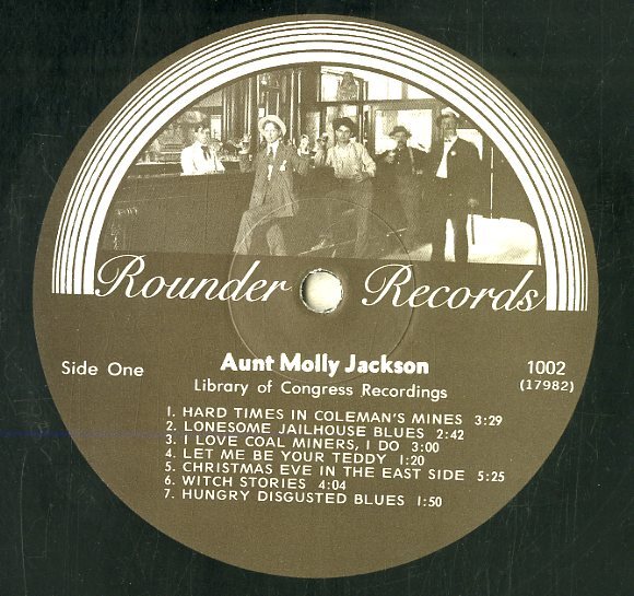 A00592684/LP/アント・モリー・ジャクソン (AUNT MOLLY JACKSON)「Library Of Congress Recordings (ROUNDER RECORDS-1002・フォーク)」_画像3