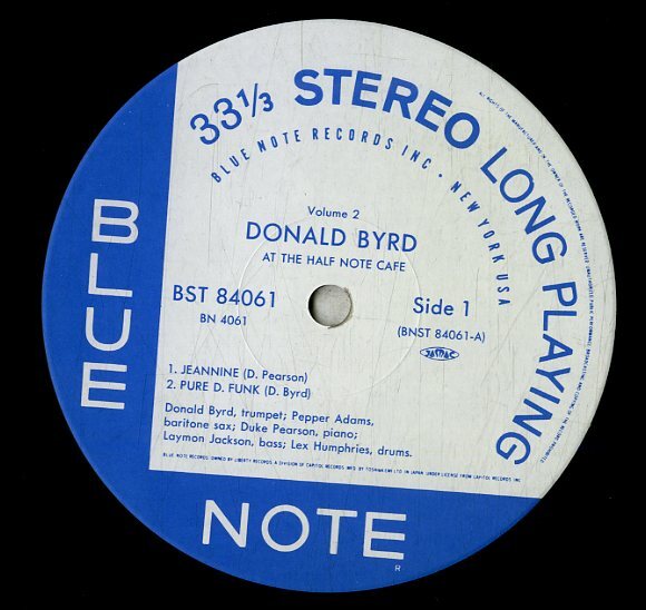 A00590756/LP/Donald Byrd「At The Half Note Cafe Vol. 2」の画像3