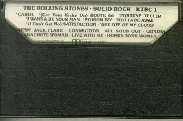 F00025380/カセット/ローリング・ストーンズ (THE ROLLING STONES)「Solid Rock (KTBC-1)」の画像2