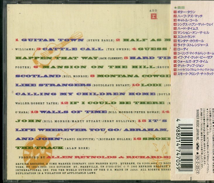 D00160391/CD/エミルー・ハリス (EMMYLOU HARRIS) ＆ ザ・ナッシュ・ランブラーズ「Live At The Ryman (1992年・WPCP-4705・カントリー)の画像2