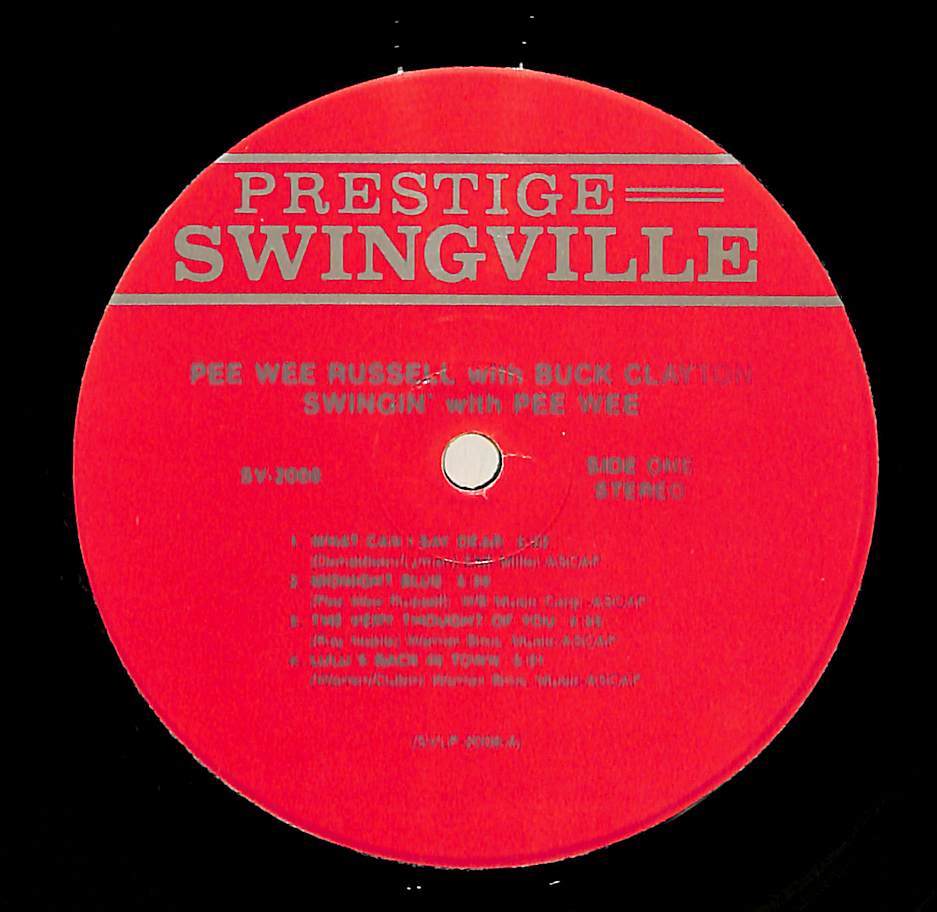 A00591822/LP/Pee Wee Russell「Swingin With Pee Wee」の画像3