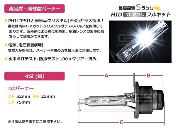 2015年モデル 純正交換HIDバルブ V36 スカイライン D2S 6000K_画像2