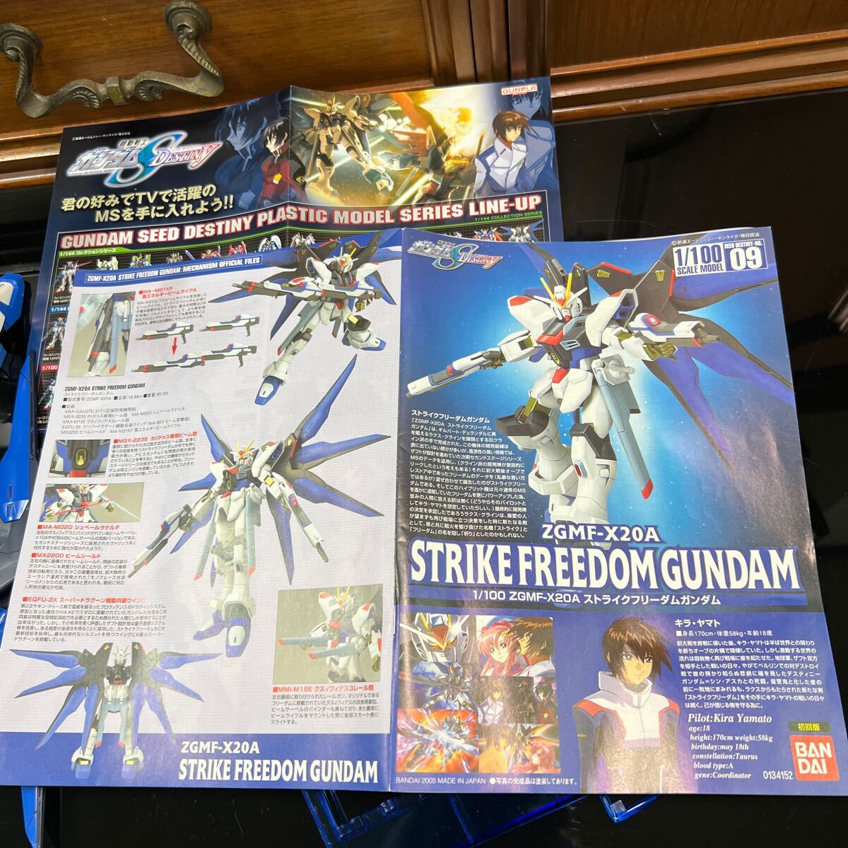 ガンプラ 完成品 バンダイ 機動戦士ガンダム DESTINY ZGMF-X20 A 1/100 ストライクフリーダム　ガンダム　現状　売り切り　