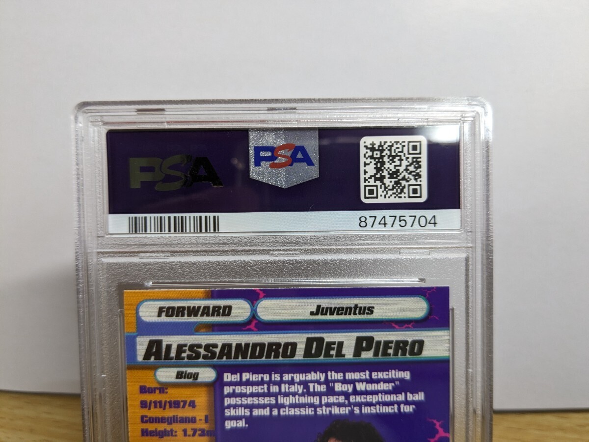 1998-99 MERLIN SERIE A 【デルピエロ / ALESSANDRO DEL PIERO】Gold Parallel ゴールドパラレル（PSA 8）の画像6