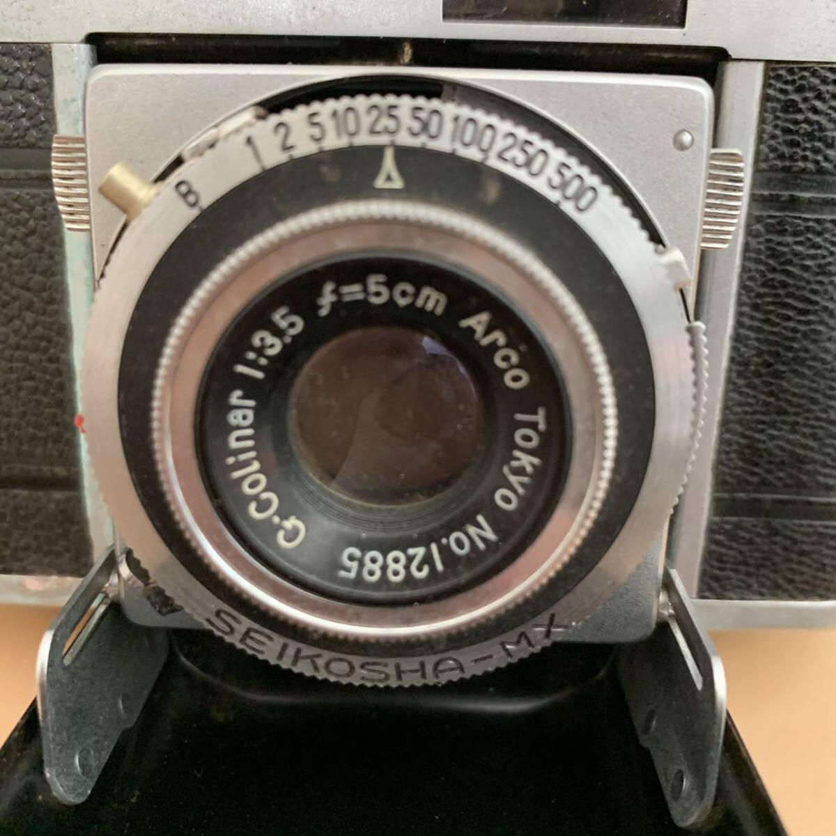 m075）ARCO Arco35 蛇腹カメラ フィルムカメラ アルコ レンジファインダーの画像3