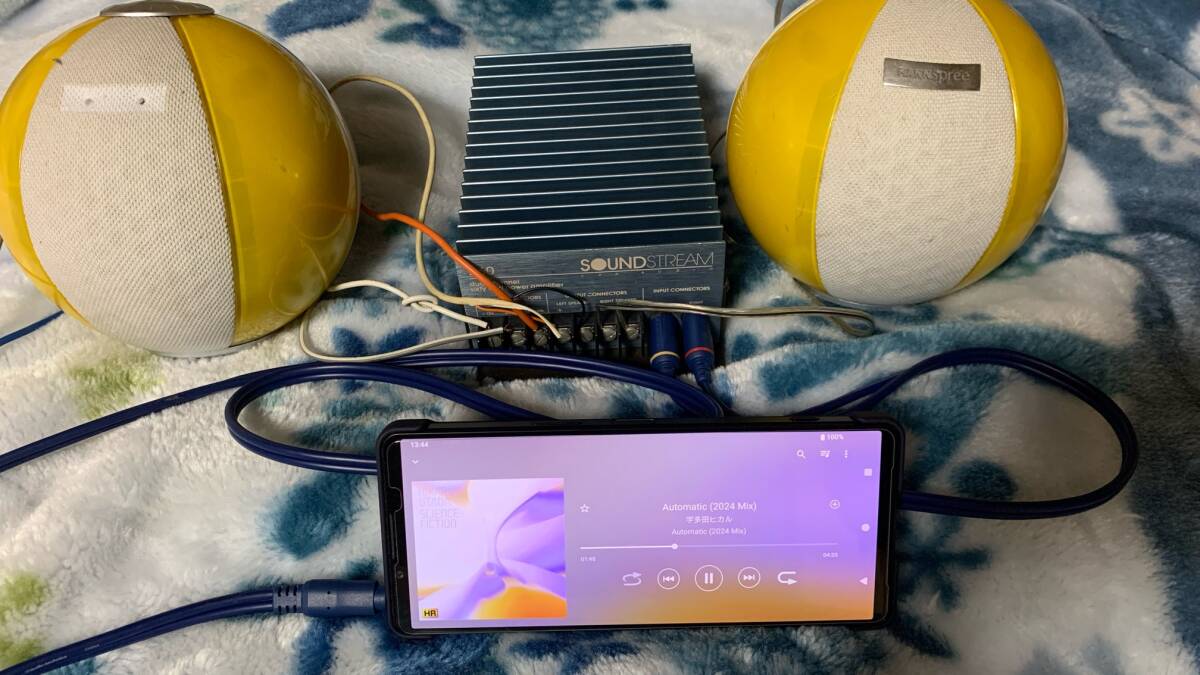 SoundStream D60_Xperia1IVに繋いで確認済 音質最高