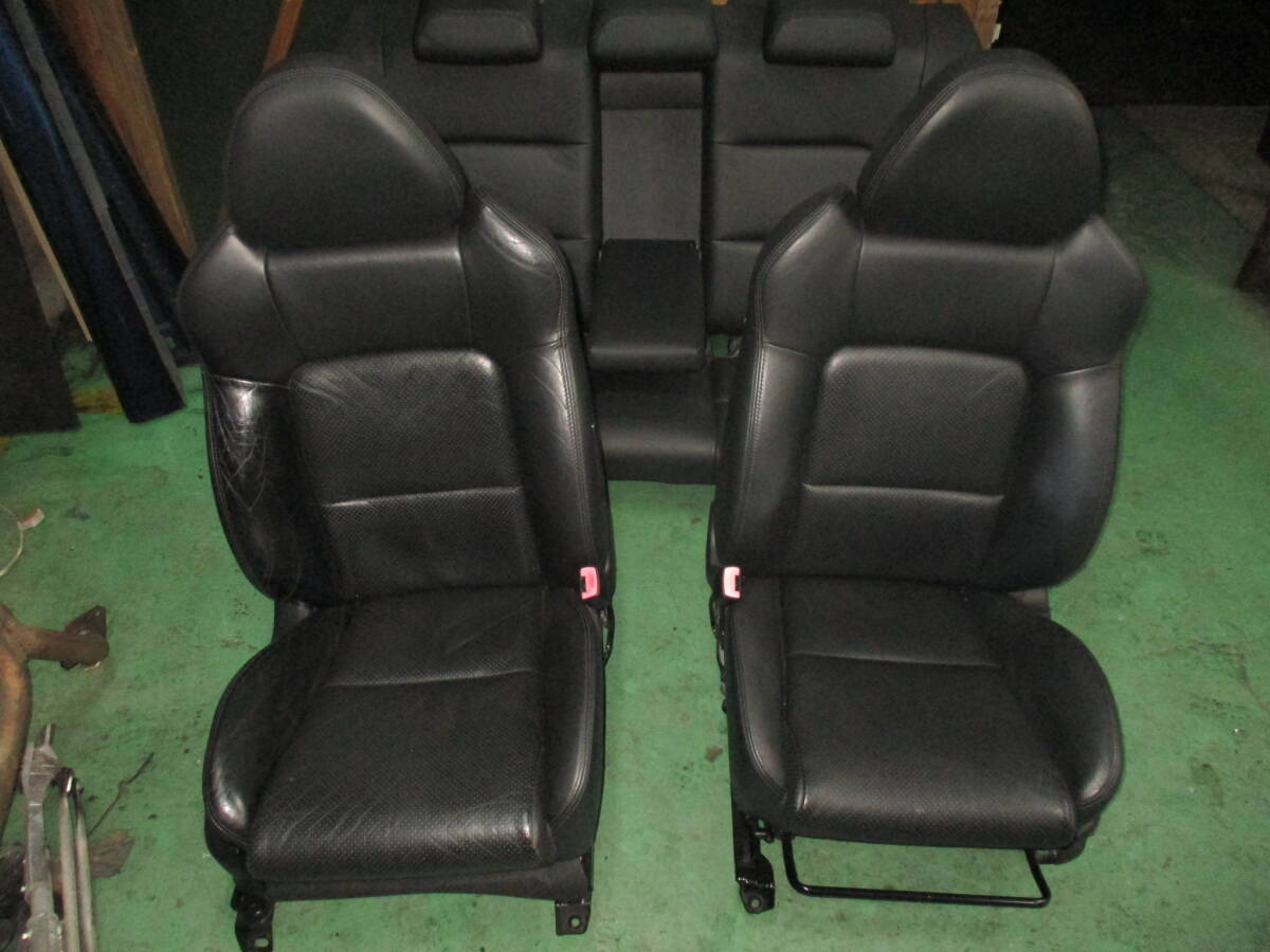  Legacy (BL5) чёрные кожаные сиденья комплект! предыдущий период 