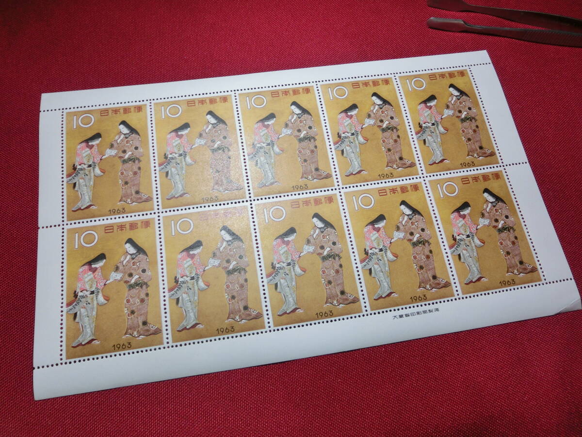 切手趣味週間  千姫 １０面シート 未使用 Ｋ13の画像5