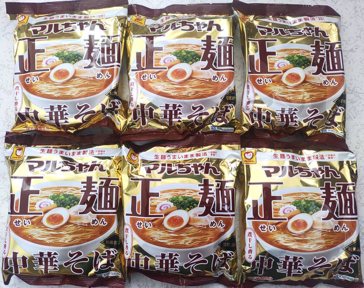  maru Chan regular noodle . dried .. Chinese soba 6 food set free shipping Japanese style soy sauce taste 