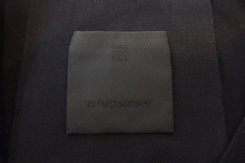 GIVENCHY ジバンシィ 23AW　Embroidered Signature Tシャツ メンズ ・L BM71CW3Y6B ブラック_画像5