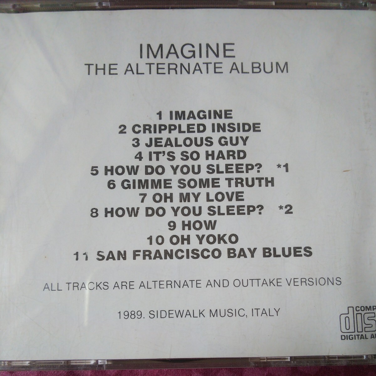 JOHN LENNON IMAGINE THE ALTERNATE ALBUM_画像2