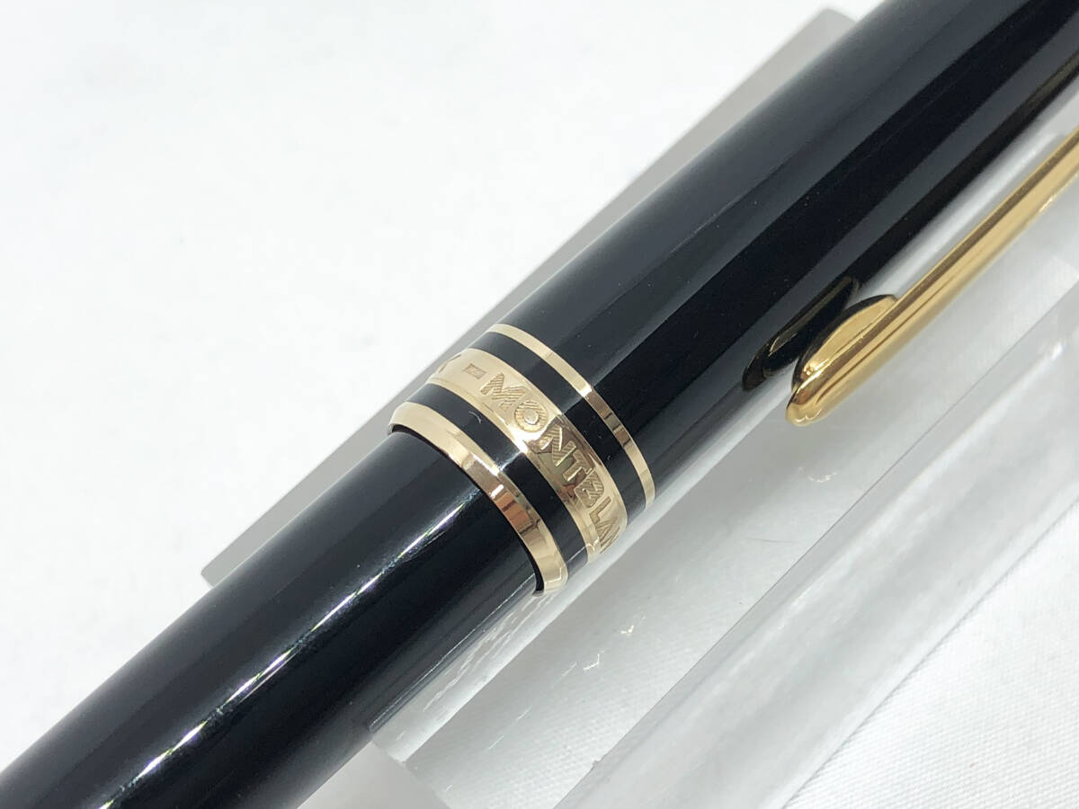 訳あり 5378838 Montblanc / モンブラン 万年筆 マイスターシュテュック　144　ブラック 14K_画像8