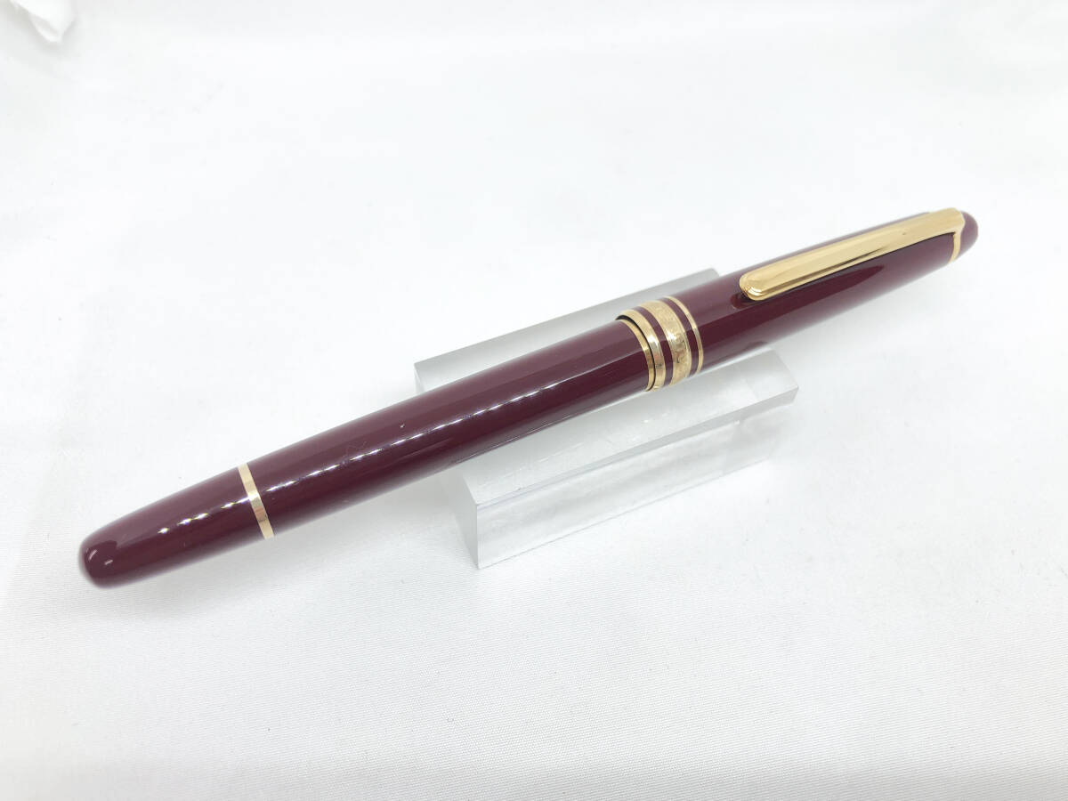 訳あり 5379235 Montblanc / モンブラン 万年筆　マイスターシュテュック　144　ボルドー　14K_画像7