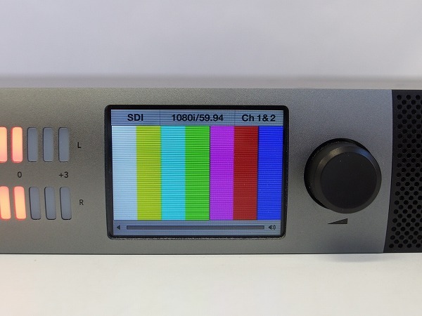 Blackmagicdesign Audio Monitor SDI/AES/バランス/アンバランス ラックインモニター 動作美品 映像制作向け *401892の画像4