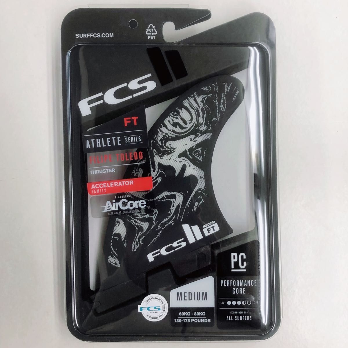 FCS2 FCS fcsII ft フィリペ トレド fin フィン 白 M filipe toledo サーフィン サーフボード