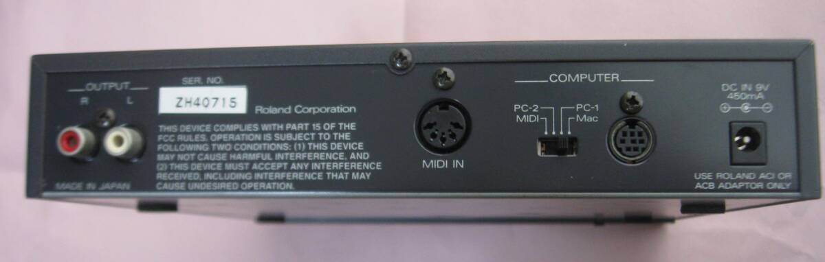Roland Midi Sound Generator SC-55ST の画像2