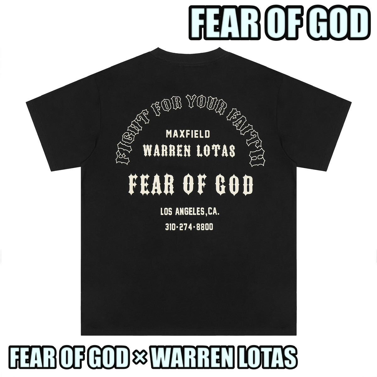 FEAR OF GOD ESSENTIALS フィアオブゴット エッセンシャルズ FEAR OF GOD × WARREN LOTAS Tシャツ Lサイズの画像1