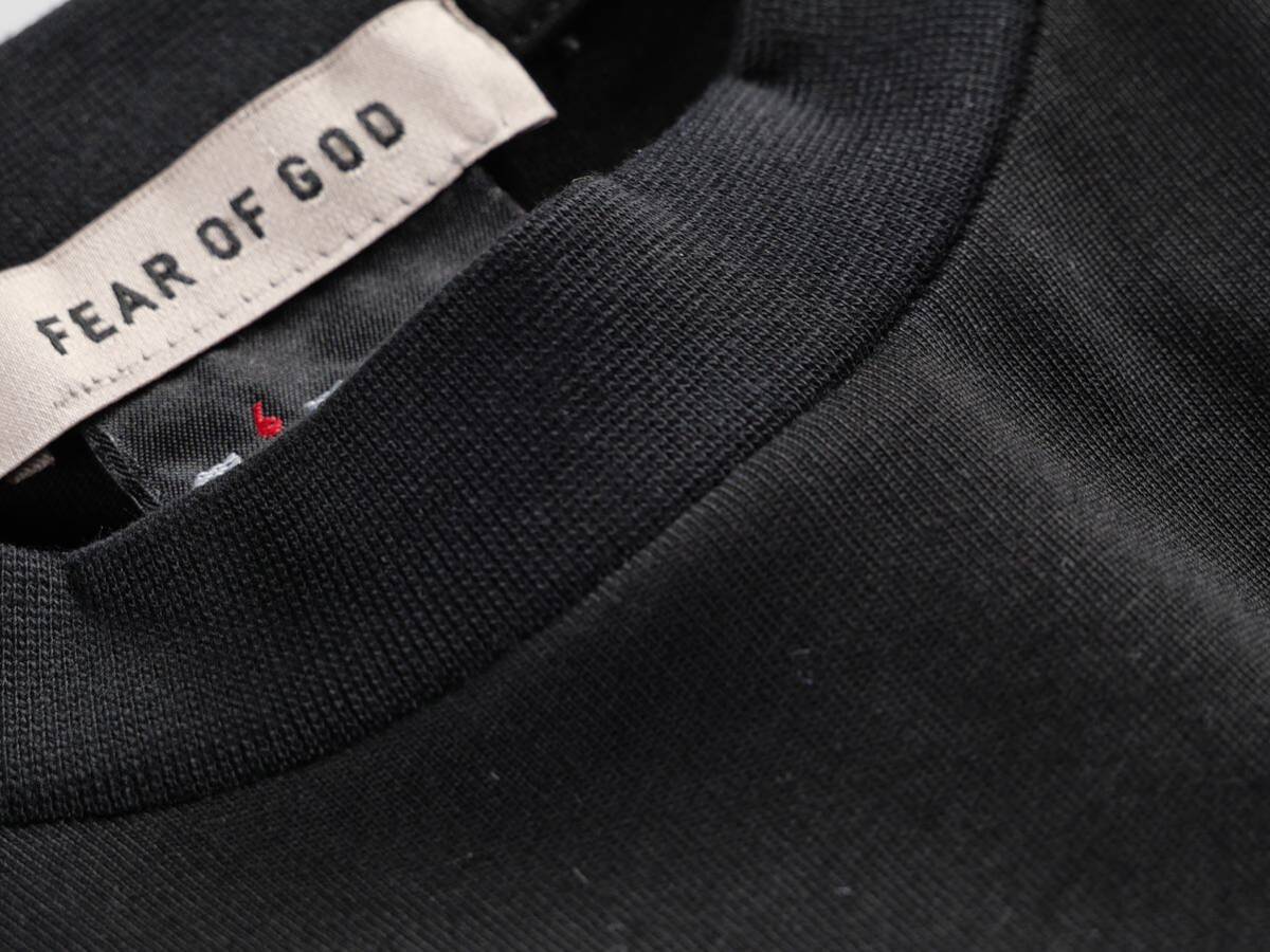 SAINTMICHAEL×Fear of God セントマイケル  フィアオブゴット ESSENTIALS（エッセンシャルズ） Tシャツ ブラック激レアLサイズの画像4