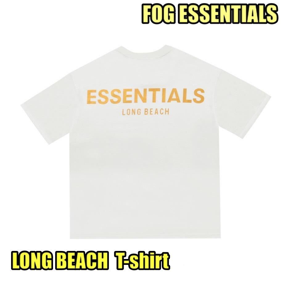 FOG ESSENTIALS【エッセンシャルズ】 FEAR OF GOD フィアオブゴッド LONG BEACH 限定 半袖 TシャツLサイズの画像1