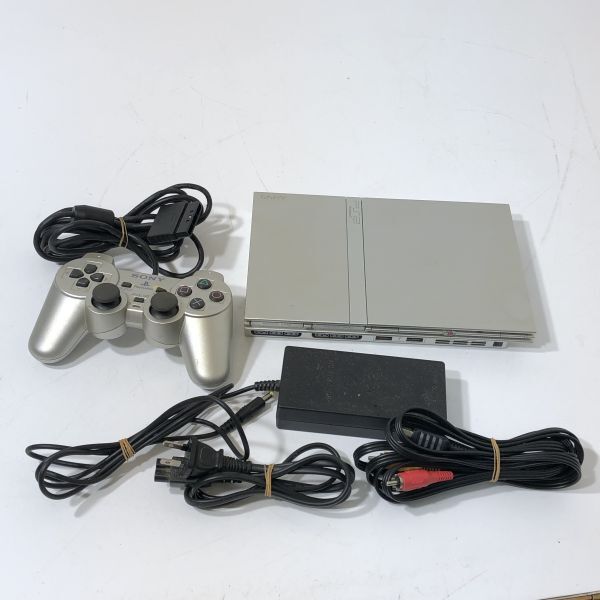 ★PS2ソフト動作OK★ SONY ソニー PS2 プレイステーション2 SCPH-79000 本体 コントローラー 難あり AAL0315小5037/0410の画像1