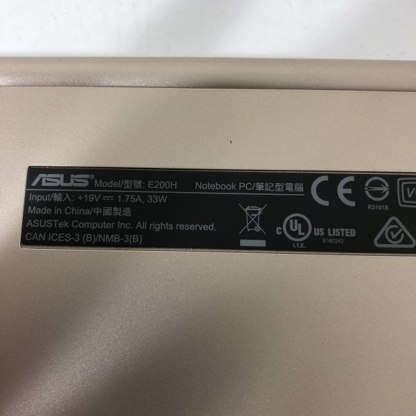  laptop ASUS E200H Windows Note PC body only operation not yet verification AAL1215 small 4017/0118