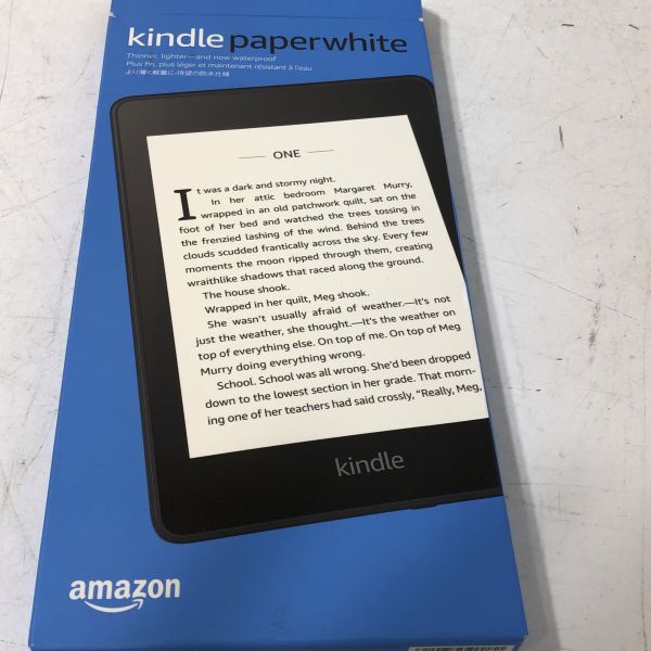 【送料無料】 Amazon Kindle Paperwhite Wi-Fi 第10世代 8GB PQ94WIF 初期化済み AAL0403小5214/0425_画像1