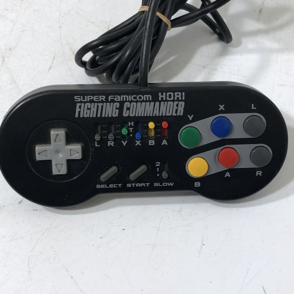 【送料無料】HORI スーパーファミコン用 コントローラー HSJ-14 FIGHTING COMMANDER　ジャンク品 AAL0403小5200/0425_画像2