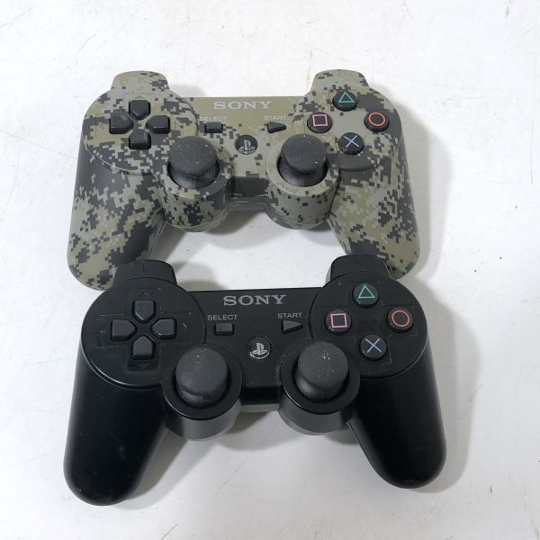  free shipping / operation verification ending PlayStation3 controller CECHZC2U CECHZC1J 2 point together PS3 PlayStation 3 camouflage black AAL0403 small 5264/0425