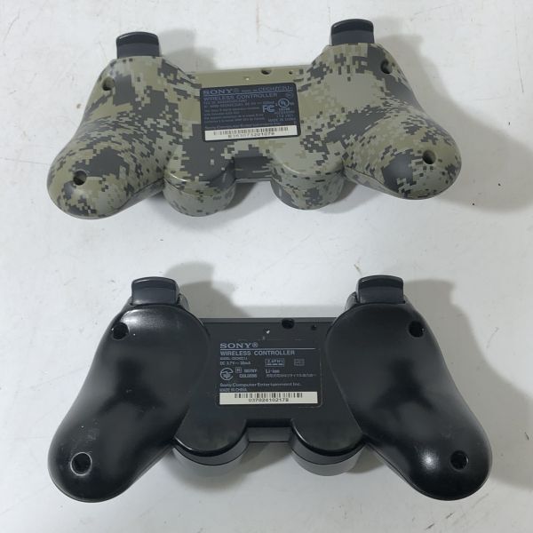  free shipping / operation verification ending PlayStation3 controller CECHZC2U CECHZC1J 2 point together PS3 PlayStation 3 camouflage black AAL0403 small 5264/0425