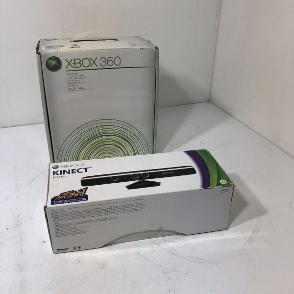 Xbox 360 Kinect 1414/CONSOLE/コントローラー/ACアダプター/KINECT アドベンチャー 動作未確認 AAL0313大3782/0425_画像1