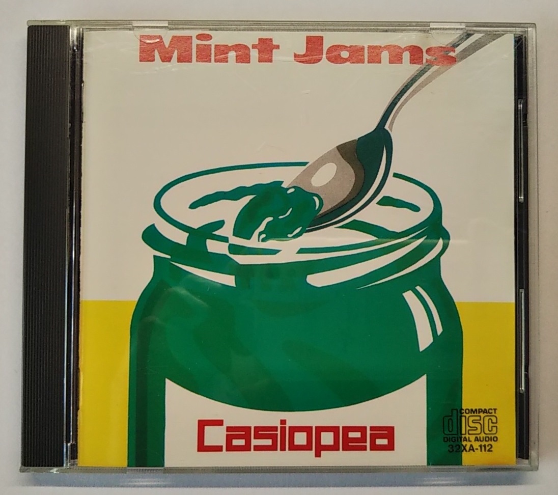 【カシオペア：Casiopea「Mint Jams： ミントジャム」・日本盤・32XA-112（1987年）・再生確認済・自宅保管品】_画像1