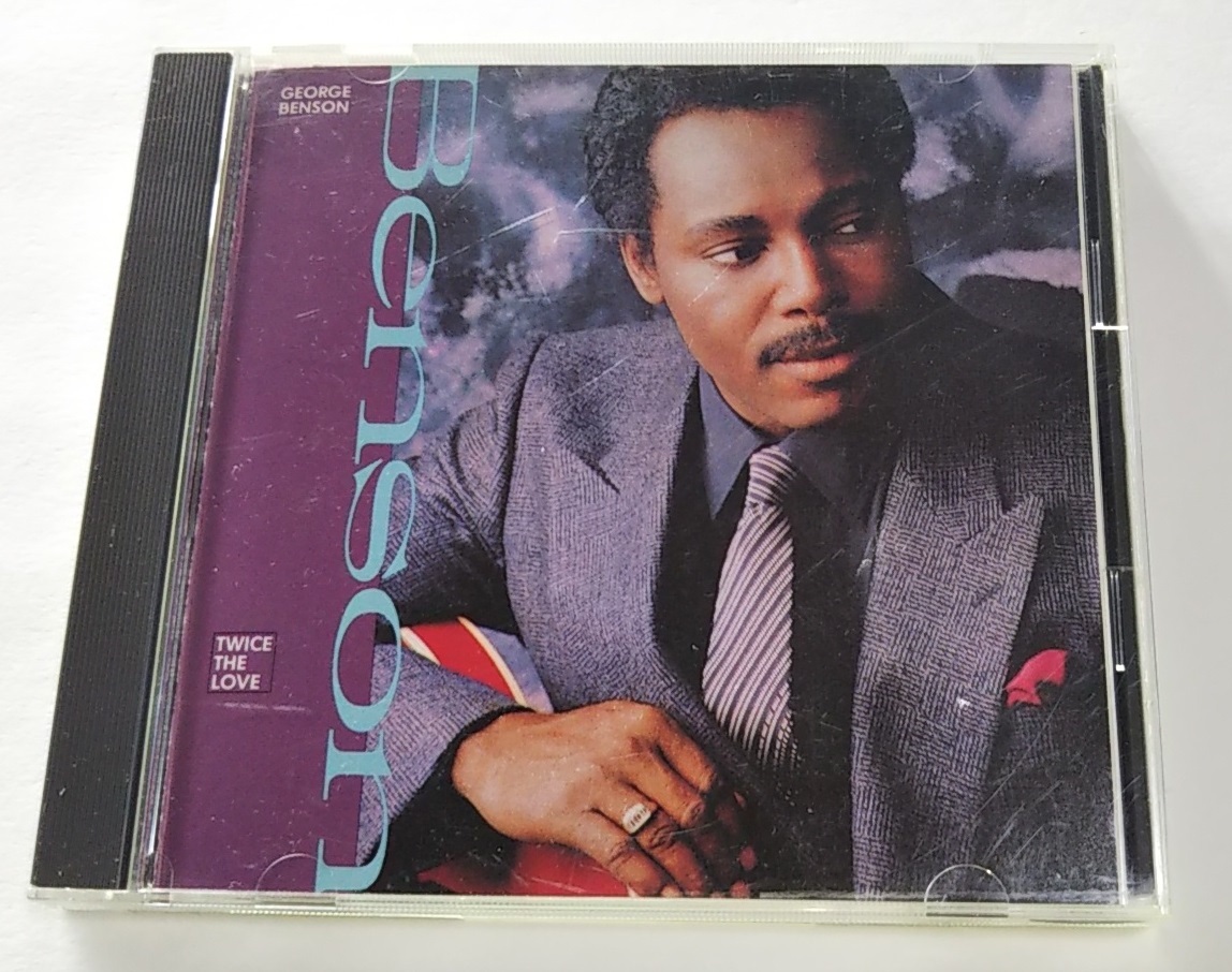 【George Benson ジョージ・ベンソン「Twice The Love」・日本盤CD：25P2-2152・Reissue/88年盤・再生確認済・自宅保管品】_画像1