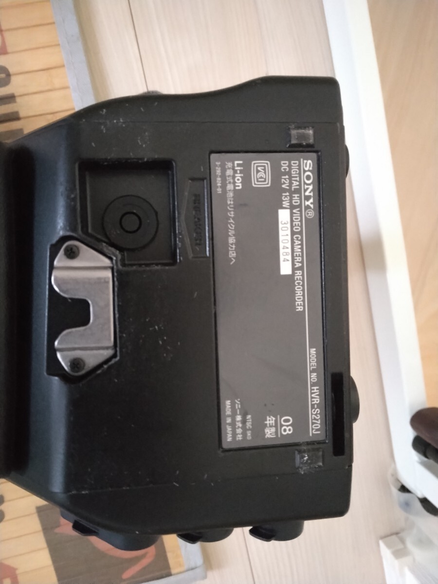  рабочий товар, электризация час, лента пробег час меньшее SONY для бизнеса видео камера HVR-S270J зарядное устройство др. полный комплект 