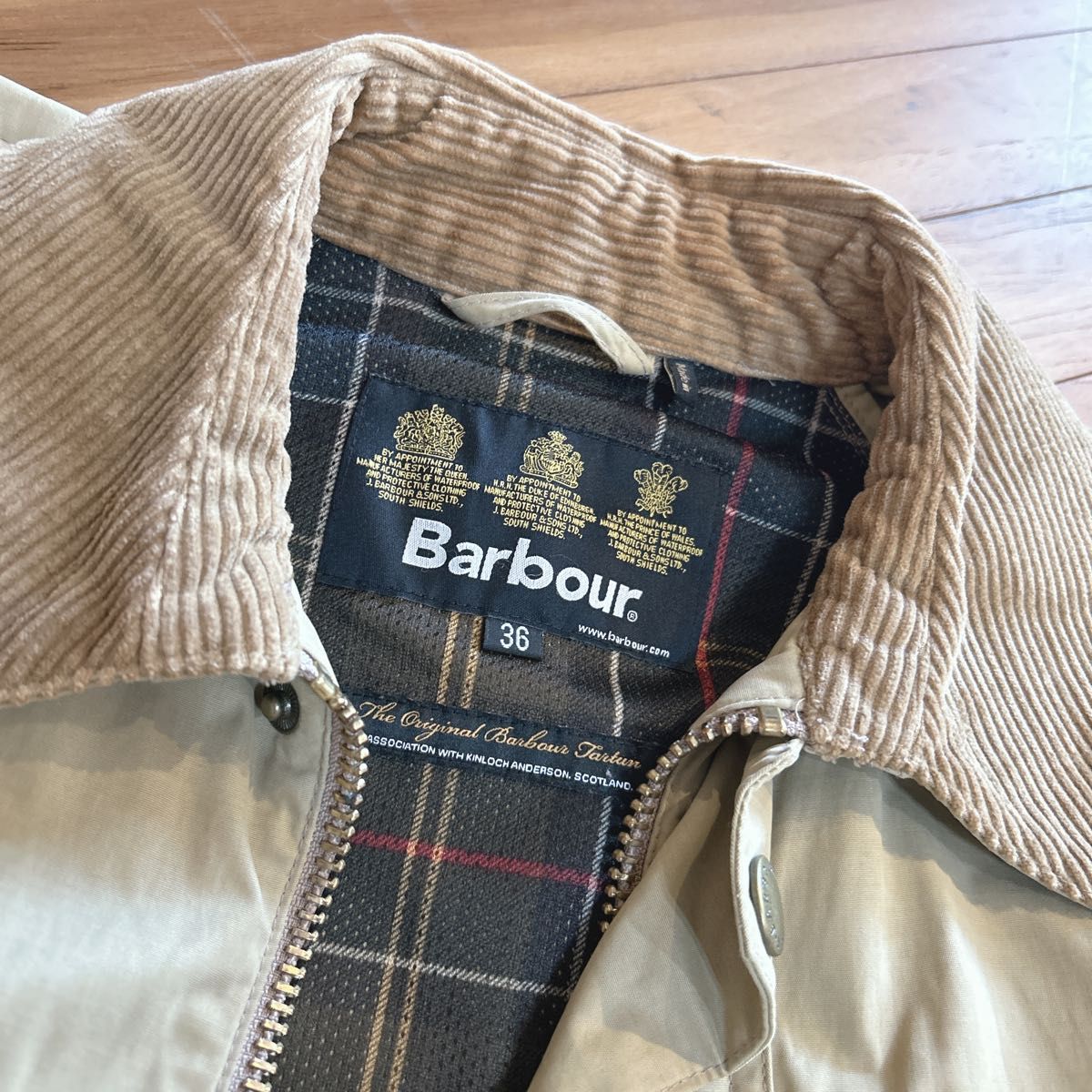 Barbour ノンワックスジャケット　コート バブアー ジャケット  ベージュ