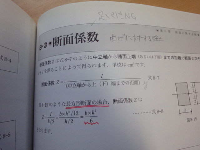 ページに書き込みライン引き有【中古】図説 やさしい構造力学/浅野清昭/学芸出版社 5-6_画像4