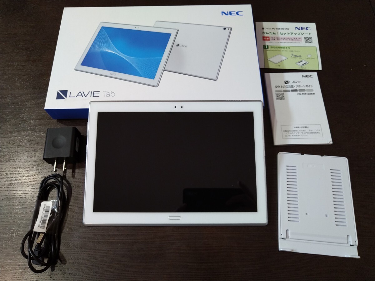 NEC LAVIE Tab E PC-TE510HAW 10.1型 16GB ホワイト タブレット の画像1