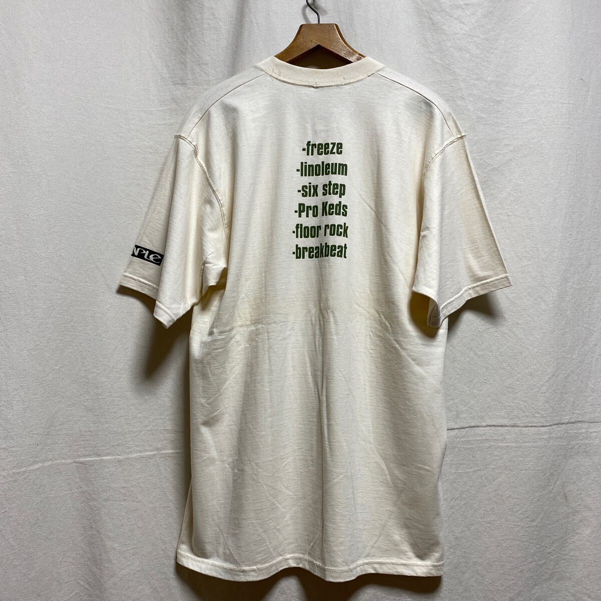 未使用　STAPLE プリントTシャツ　90s 00s 半袖Tシャツ　ナチュラル　L ステイプル　デッドストック　グラフィックTシャツ_画像3