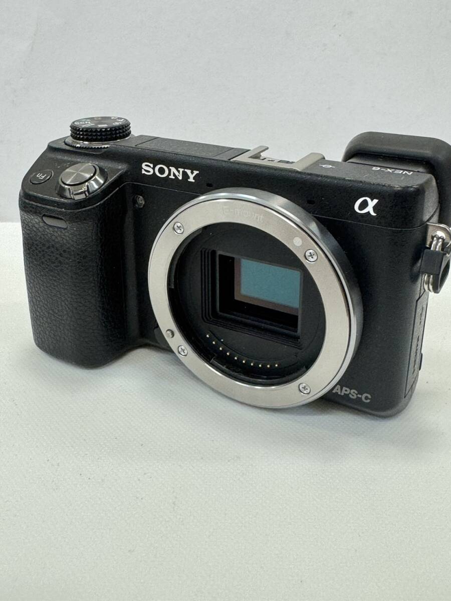 【1円スタート！通電未確認】SONY ソニー デジタルカメラ NEX-7 NEX6 α 本体のみ 2点 まとめ 一眼レフ 中古 詳細不明 ジャンク 部品取りの画像6