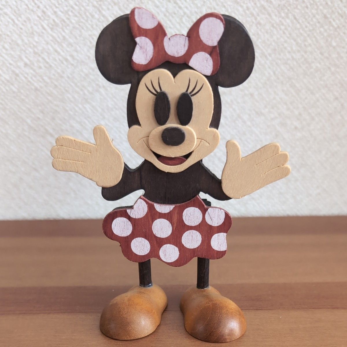 Craftree】Disney ミニーちゃん 木製 スタンド ヴィンテージ Craftree】Disney ミニーちゃん 木製 スタンド ヴィンテージ